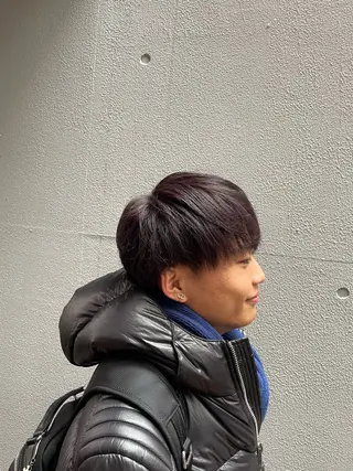 カラー メンズ MARIO HAIR DESIGN所属・艶カラー/カット 🌒Ameriのヘアスタイル