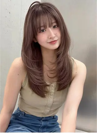 ロング カラー 中江 伸之介のヘアスタイル