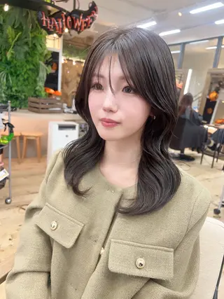 ミディアム 🩶韓国/似合わせ/ さわ🩶のヘアスタイル