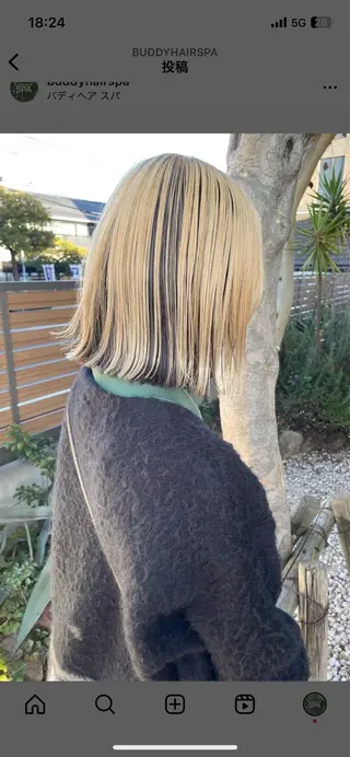 ミディアム カラー トヨシマ シュウトのヘアスタイル