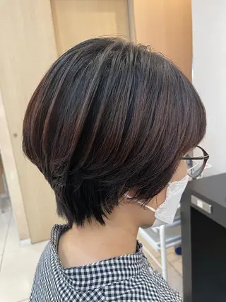 ショート カラー ヘアアレンジ リリー /Men's/パーマのヘアスタイル