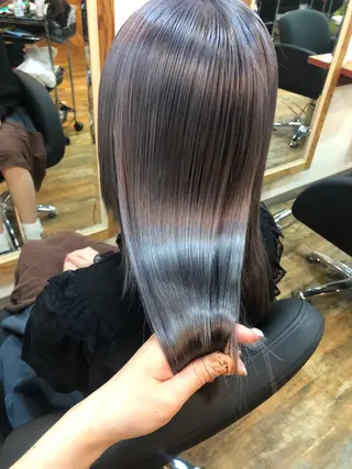 ロング カラー モテ髪💛美髪矯正 ✨艶髪特化🫧山根のヘアスタイル