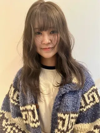 ロング カラー コイデ リュウセイのヘアスタイル