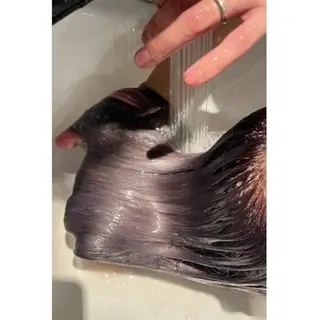 ミディアム カラー AROMA awanoのヘアスタイル