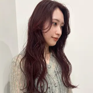 ロング カラー arisa/暖色 /伏見/レイヤーのヘアスタイル