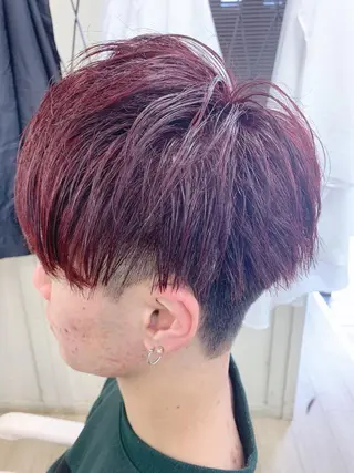ショート カラー メンズ Gemini代表 Maedaのヘアスタイル