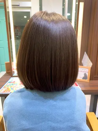 ショート 髪質改善/縮毛矯正 ツヤ髪🩷さつきのヘアスタイル