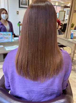 セミロング パーマ 宮原 智美のヘアスタイル