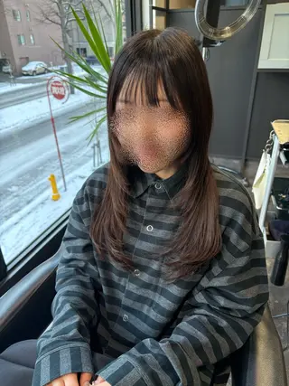 ロング ユイカ🐮暖色カラー / 再現スタイルのヘアスタイル