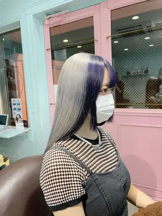 セミロング カラー ヘアアレンジ 柔らかカラー/ レイヤーYUTO🧋のヘアスタイル