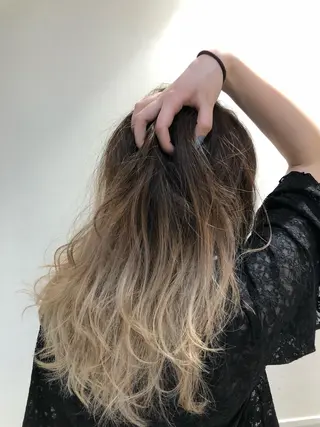 セミロング カラー ノアヘアデザイン町田店所属・ショートヘア特化 mayaのヘアスタイル