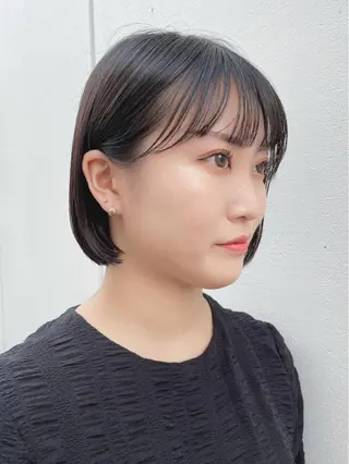 ショート パーソナルカラー 藤本夢のヘアスタイル