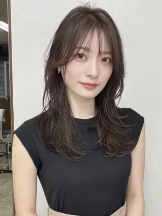 セミロング 無料カット🌙拝志 奈那🪼🦋のヘアスタイル