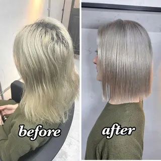 ミディアム 1日1名限定価格✂️ 髪質改善サロン代表谷のヘアスタイル