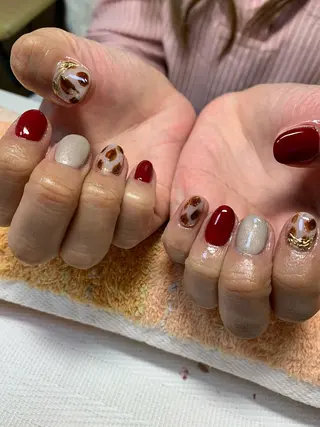 ネイル rukianail 新里のネイルデザイン