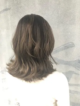 ミディアム カラー KOTA HAIR SALON所属・南部 康太のヘアスタイル