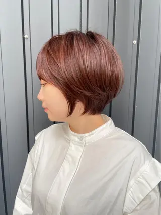 ショート レイヤー縮毛矯正 ささきすずね💗のヘアスタイル