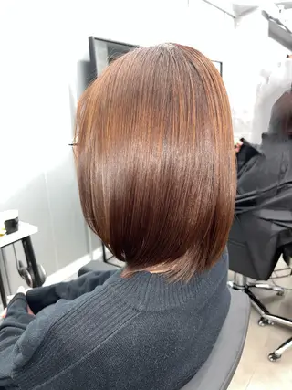 ミディアム カラー パーマ 🌈艶髪/髪質改善 新宿itouのヘアスタイル