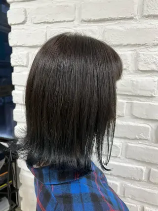 ミディアム カラー 【暖色カラー特化】 中山由梨のヘアスタイル