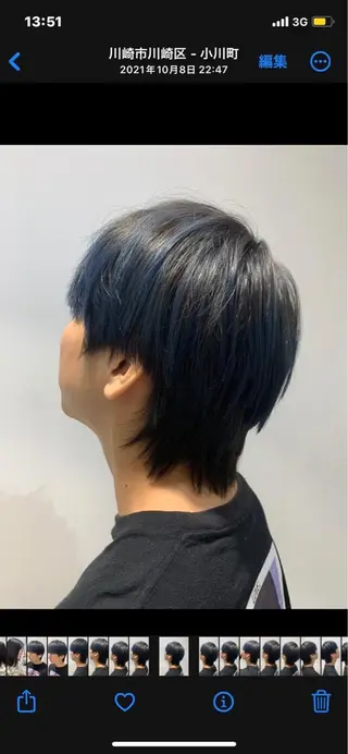 ショート メンズ ナカムラ イヅミのヘアスタイル