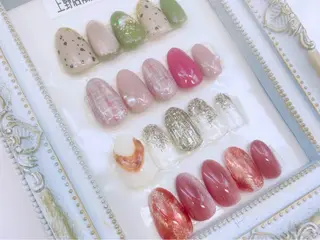 ネイル ビアンカ上野店 中島　せり菜のネイルデザイン