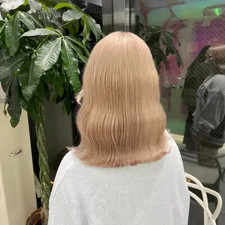 ミディアム うる艶透明感🌼 まなかのヘアスタイル