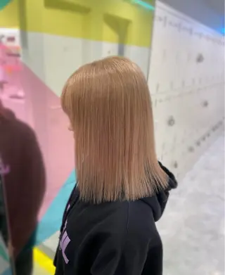 ロング 透明感ハイトーンヘア 🤍ririka🤍のヘアスタイル