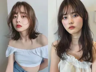 ミディアム 🌜 Lulu 🌛 公式/大通のヘアスタイル