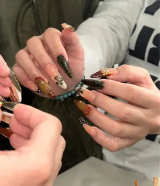 ネイル if Hair＆Nail Salon所属・IKA /海外ネイル /個性派/ワンホンのネイルデザイン