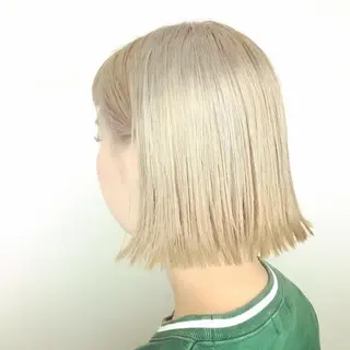 ミディアム カラー リルウヘアー 天王寺のヘアスタイル