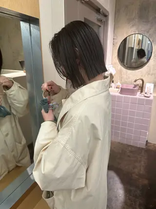 ショート カラー yupi🐈‍⬛ レイヤー/パーマのヘアスタイル