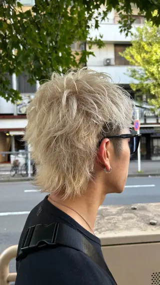 ショート カラー 名古屋栄/ブリーチ/ ボブ🧃木下桃嘉のヘアスタイル