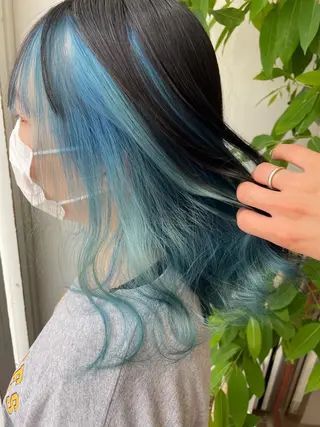 セミロング カラー 【店長】インナー指名 No.1戸塚優思のヘアスタイル