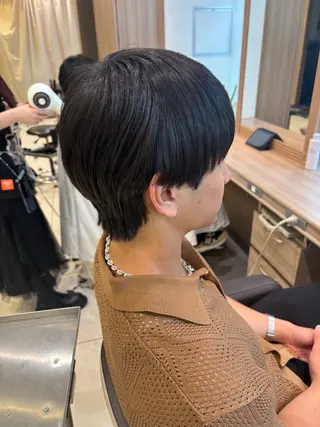 パーマ メンズ 波巻きスパイラル・ カルマ/aoiのヘアスタイル