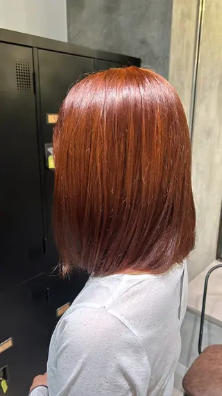 ショート カラー 透明感/艶感/ハイ トーン/HIKARUのヘアスタイル