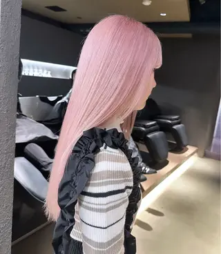 ロング カラー 名古屋栄♡PELE/ ブリーチ/ハイトーンのヘアスタイル