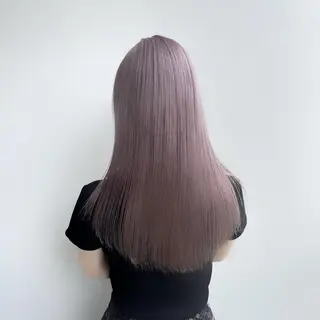 セミロング カラー 🌈モテるベージュ カラー💕成島 宙のヘアスタイル