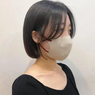 ショート カラー 🌱小顔ヘア/ボブ ミディアム/双葉🌱のヘアスタイル