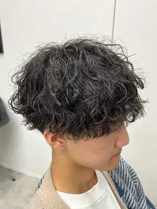 ショート パーマ メンズ 新潟メンズパーマ 新潟駅/小田拓実のヘアスタイル