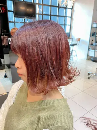 ミディアム キッズ メンズ ヘアアレンジ パーマ カラー ネイル マツエク・マツパ lore下北沢 Officialのヘアスタイル