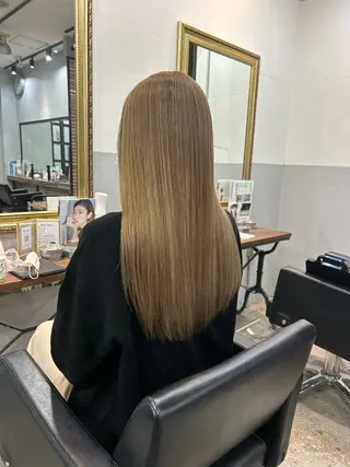 ロング SITY.天神大名【シティ】所属・🦋mamiya🦋 カットモデル募集のヘアスタイル