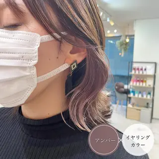 ミディアム カラー ショート・ボブ💫 シブヤトモヒロのヘアスタイル