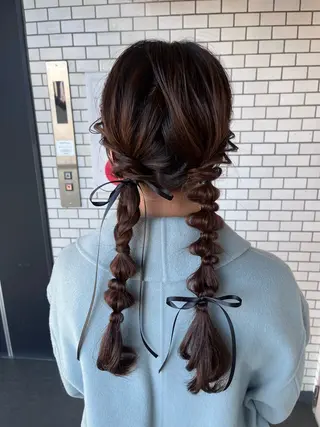 ヘアアレンジ 推し活＊イベントヘア 💕ゆり🐈🐾のヘアスタイル