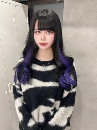 ロング りおな/エクステ /ミルクティーカラーのヘアスタイル