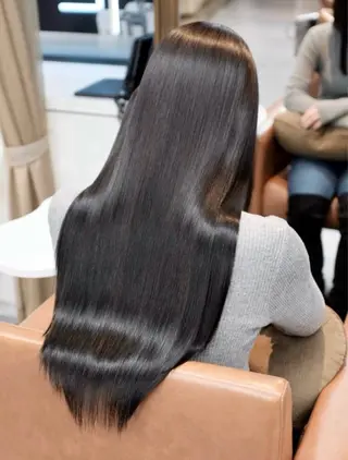 ロング カラー 韓国風ヘア rin🎀のヘアスタイル