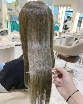 ロング カラー ＡＳＨ 大宮のヘアスタイル