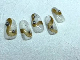 ネイル ⭐︎休業中の練習⭐︎ JNA認定講師髙橋のネイルデザイン