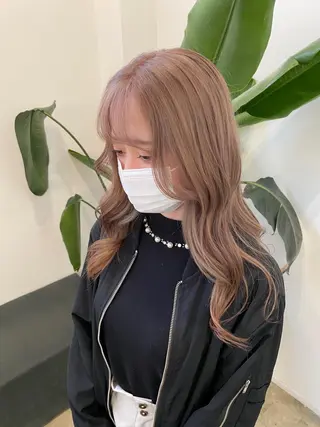 ロング カラー 藤野 凪沙のヘアスタイル