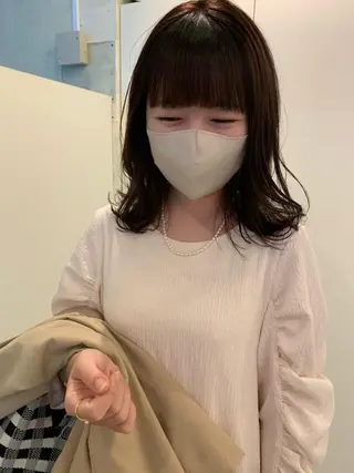 セミロング カラー AR.MARA hair  studio所属・AR.MARA サトウヒカルのヘアスタイル