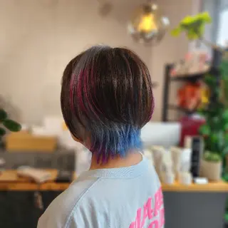 ショート カラー LUANAhair所属・金田 拓也のヘアスタイル